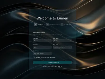 Glassmorphism Form Design design glassmorphism interface minimal ui user interface