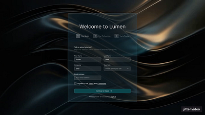 Glassmorphism Form Design design glassmorphism interface minimal ui user interface