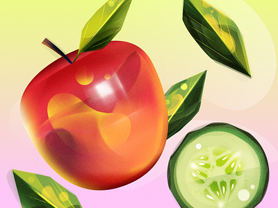 ORLA Tea — Botanical Illustration & Brand Identity Design apple flowers food illustration ginger honey leaves