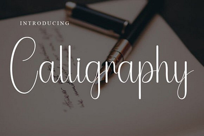 Calligraphy Font calligraphy font classy font display font elegant font fashion font handwriting font invitation font lettered font