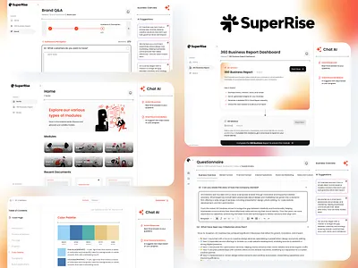 SuperRise — AI-Powered Branding & Marketing Toolkit ai based product ai webapp branding tools figma marketing tool qa startup solutions ui ux webapp