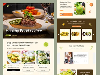 GreenBite - Healthy Food Website app delivery food website dshboard fast food food design food ordering web food website grocery minimal online grocery online order resturant resturant site resturant website trandy uiux webdesign