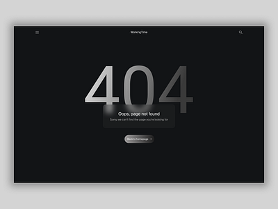 Error 404 app branding design ui ux