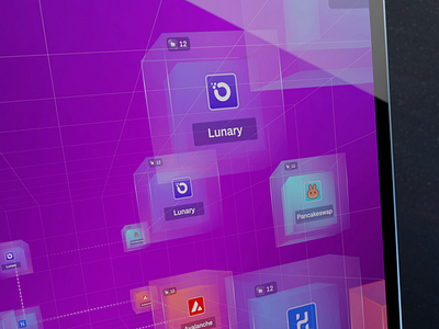 Dashboard for Space and Time: Data Never Looked This Good 🚀 3d animation blockchain crypto crypto exchange crypto trading cryptocurrency dashboard database defi figma game glassmorphism gradient motion graphics trading ui ux wallet web3