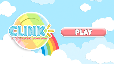 UI: CLINK Mobile Learning Application app branding design graphic design illustration logo typography ui ux vector