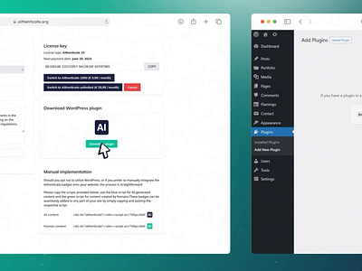 Aithenticate Walkthrough Video after effects ai animation artificial intelligence explainer how to motion graphics plugin saas ui video walkthrough wordpress