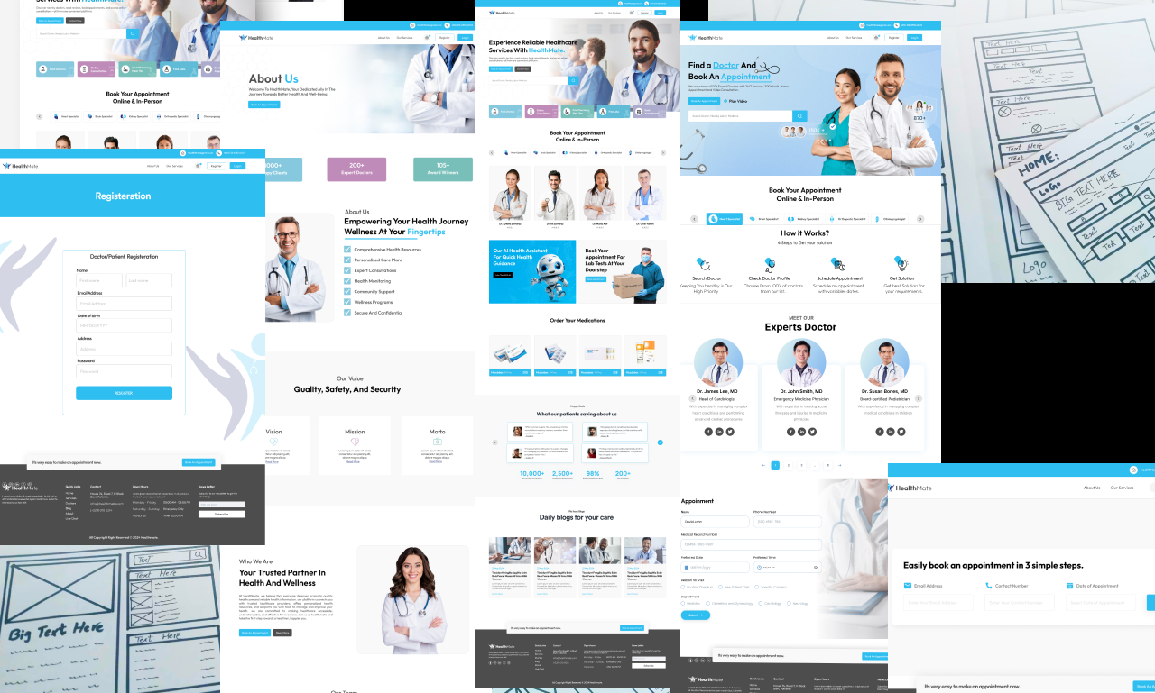 Example of Landing Page UI Design In Figma 2025