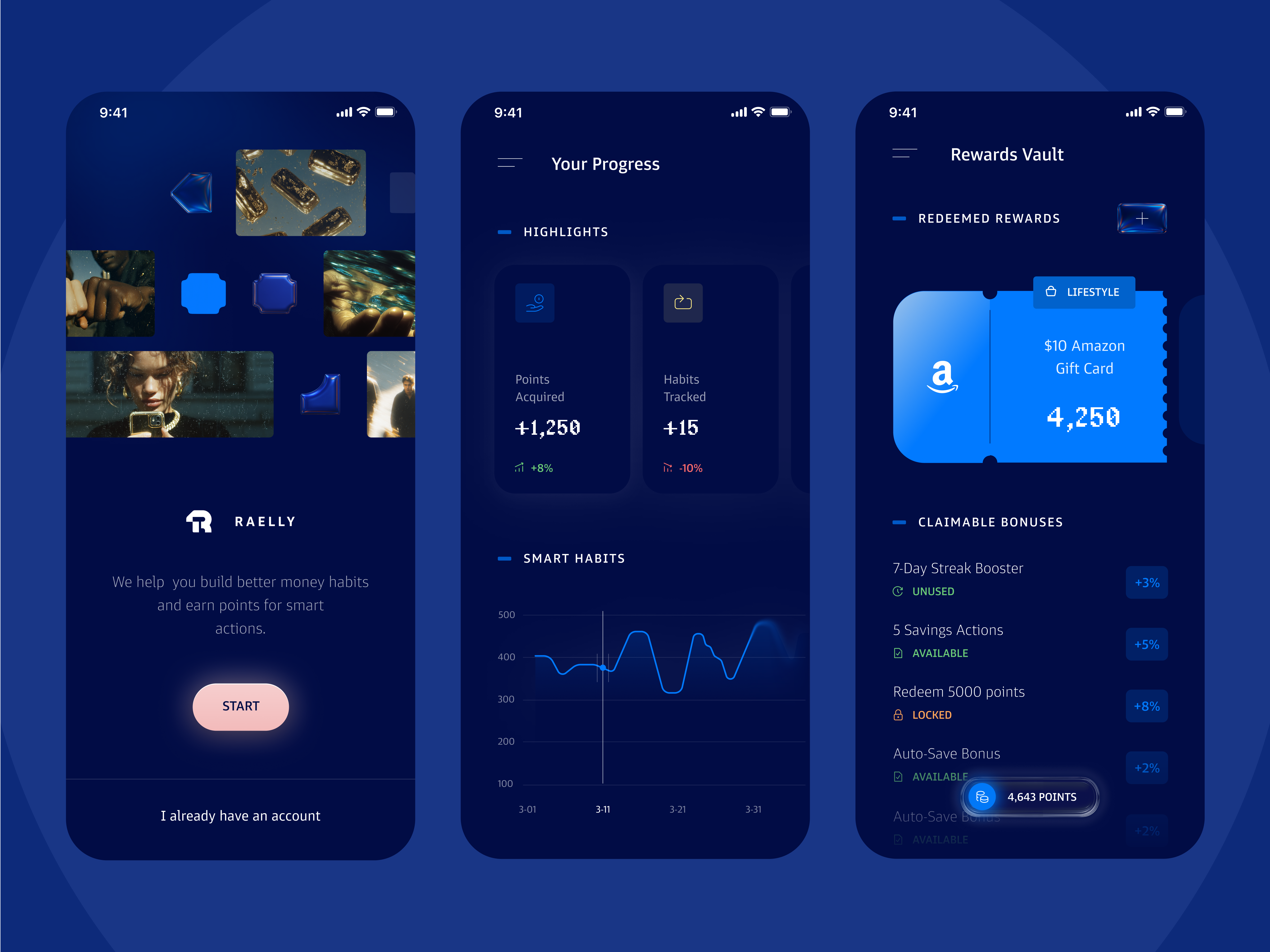 Raelly Mobile App app clean design mobile ui ux