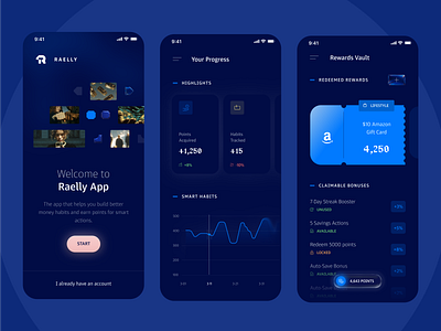 Raelly Mobile App app clean design mobile ui ux
