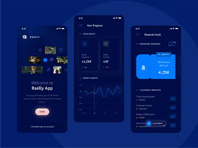 Raelly Mobile App app clean design mobile ui ux