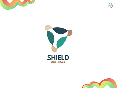 Abstract Shield Logo abstract brand design color colorful defense logo design logo designer logo for sale logo idea logo inspiration logomark logotype protect protection secure security shield weapon zzoe iggi