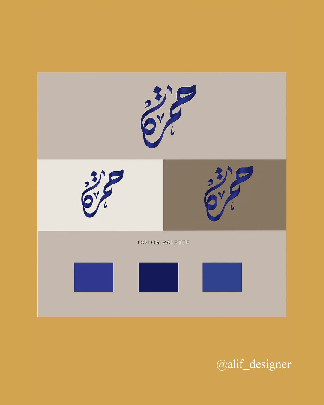 Example of Arabic Logo Design Digital Product