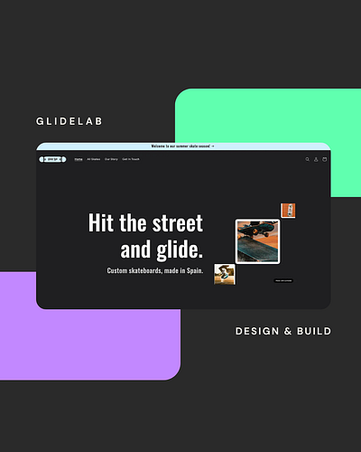 Glidelab - Shopify Design & Development design ecommerce figma motion graphics shopify ui ux web design