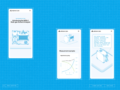 Case study: Alphane Labs Mobile Website 3d design design studio graphic design gsap interface landing landing page mobile nuxt product design three.js ui ux web web development webflow website