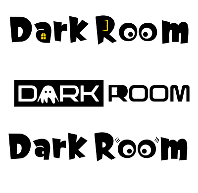 DarkRoom Logo design graphic design illustration logo typography vector