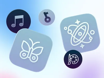 Liquid Glass Icons in Icon Composer app design graphic design icons illustration logo motion graphics ui ux