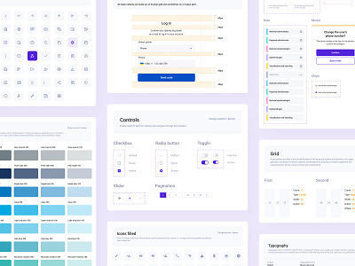 Design System Components🔥 brand guidelines branding clean colors design design system drumncode grid interface responsive spacing style guide typography ui ui components ui kit ux web design web development