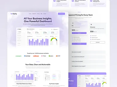 💻 SaaS Landing Page – Simple, Scalable, Conversion-Focused animation best uiux design company branding creativeagency design graphic design illustration landing page logo motion graphics saas design saas landing page saas landing page design top uiux design company usa ui uiux uiuxdesign ux webdesign webpage design