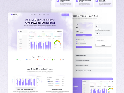 💻 SaaS Landing Page – Simple, Scalable, Conversion-Focused animation best uiux design company branding creativeagency design graphic design illustration landing page logo motion graphics saas design saas landing page saas landing page design top uiux design company usa ui uiux uiuxdesign ux webdesign webpage design