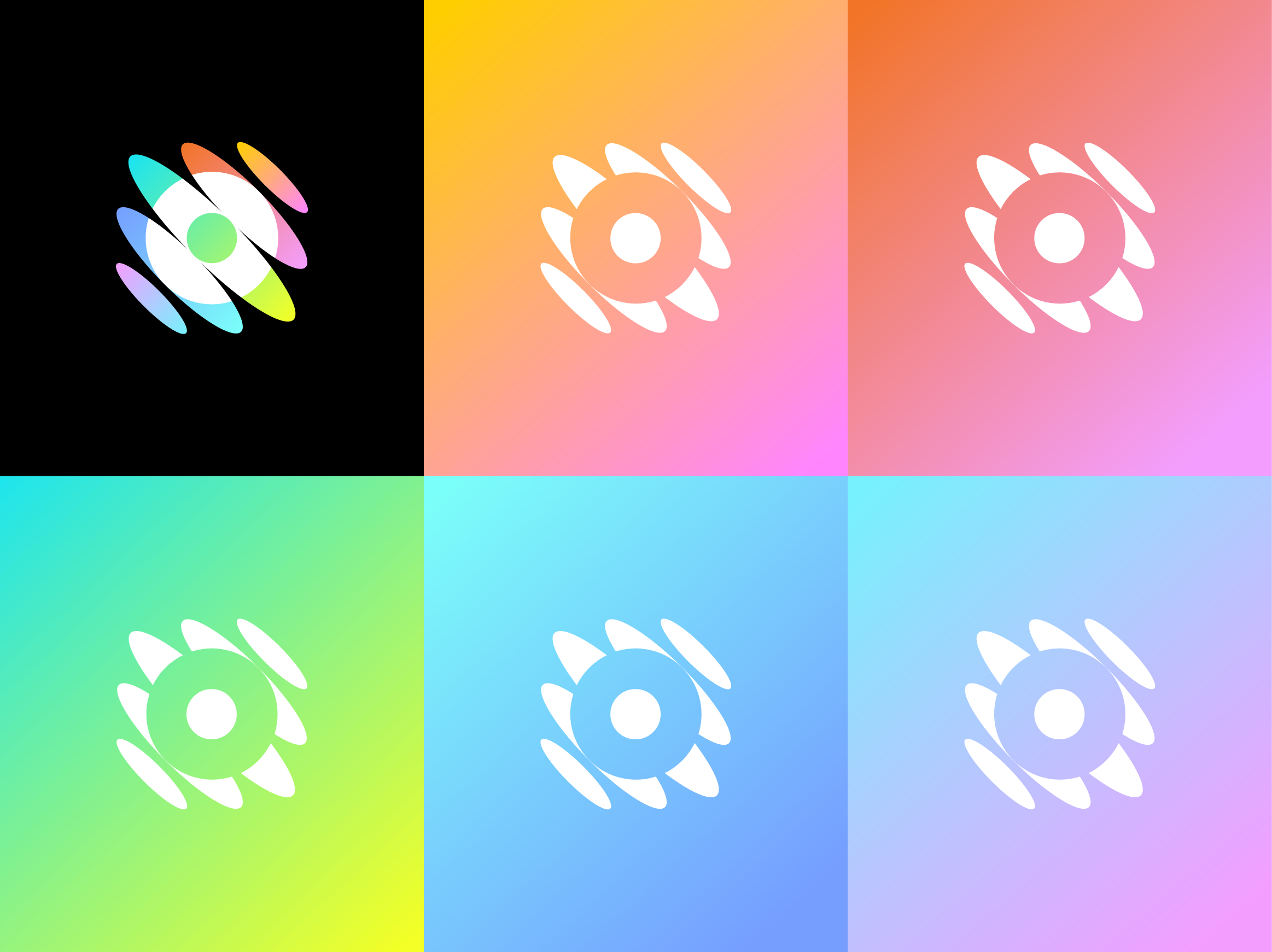 Osmos abstract logo branding geometric gradient logo identity logo logo designer mark modern modern logo negative space logo o o lettermark o logo osmos startup logo symbol tech logo