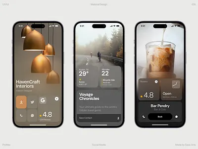 Public Profiles android app concept design figma ios ui uiux