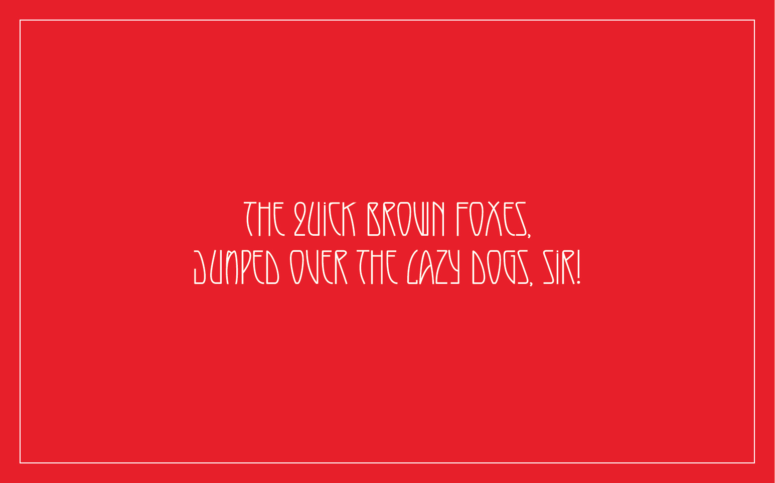 Etoile decorative face family font fontself glyphs type typography