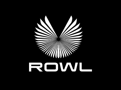 ROWL: Dynamic Logo Concept for Auto-Tuning Studio brand brand and identity brand identity brand mark brand sign branding branding and identity icon identity identity designer logo logo design logo designer logodesign logos logotype modern logo monochrome visual identity wings logo