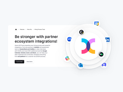 Feature Visuals - Hiring Process Tools checklist illustration checklist visual clean ui design design exploration feature design feature section figma hero image hero section hirex hiring platform illustration modern ui recruitment saas tools ui ux web design
