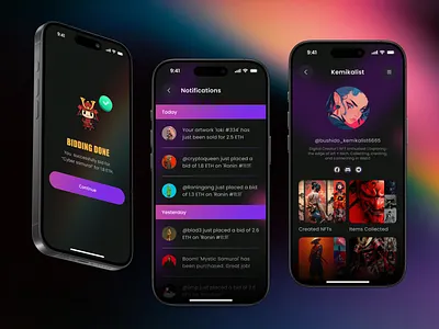 Bushido Part 2 adobe app design dribbble figma marketplace mobile mobiledesign nft popular samurai token trending ui ux web webdesign