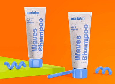 Exclaim - Beauty | Brand Identity & Packaging brand identity branding graphic design packaging