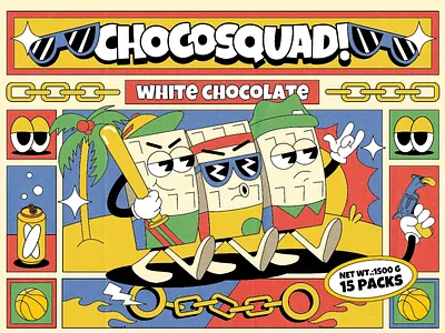 Chocolate packaging design 1930 1930s box branding cartoon character chocolate design illustration label old cartoon old school pack packaging sweets vintage