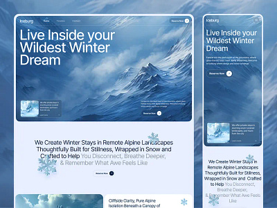 Winter Retreats Website