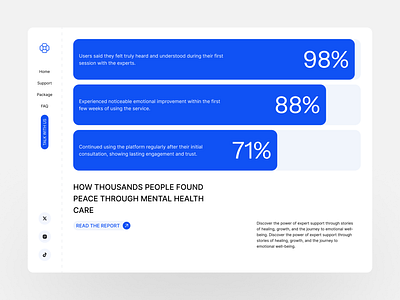 Calmind - "Why Us" Section Exploration benefit clean design figma grid layout landing page minimal ui minimalist section swiss design ui ui design uiux website why section why us