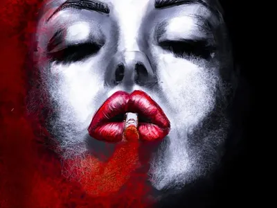 “Red Smoke” – Moody Digital Portrait in Photoshop aesthetic art character art conceptual art dark art design digital art digital portrait dribbble daily dribbble portfolio editorial illustration illustration moody art photoshop photoshop art photoshop painting visual storytelling