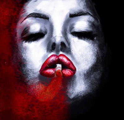 “Red Smoke” – Moody Digital Portrait in Photoshop aesthetic art character art conceptual art dark art design digital art digital portrait dribbble daily dribbble portfolio editorial illustration illustration moody art photoshop photoshop art photoshop painting visual storytelling