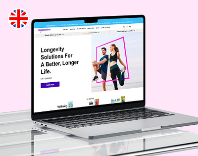 Longevity, Nutrition & Healthy Aging website design ecommerce ui ecommerce website design health care products web design healthcare website design longevity hero section longevity web design longevity website design mobile ui design modern longevity web work supplements website design ux ui design website redesign
