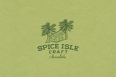 Logo Design for Spice Isle Craft Chocolate adobe illustrator branding design graphic design lettering logo vector