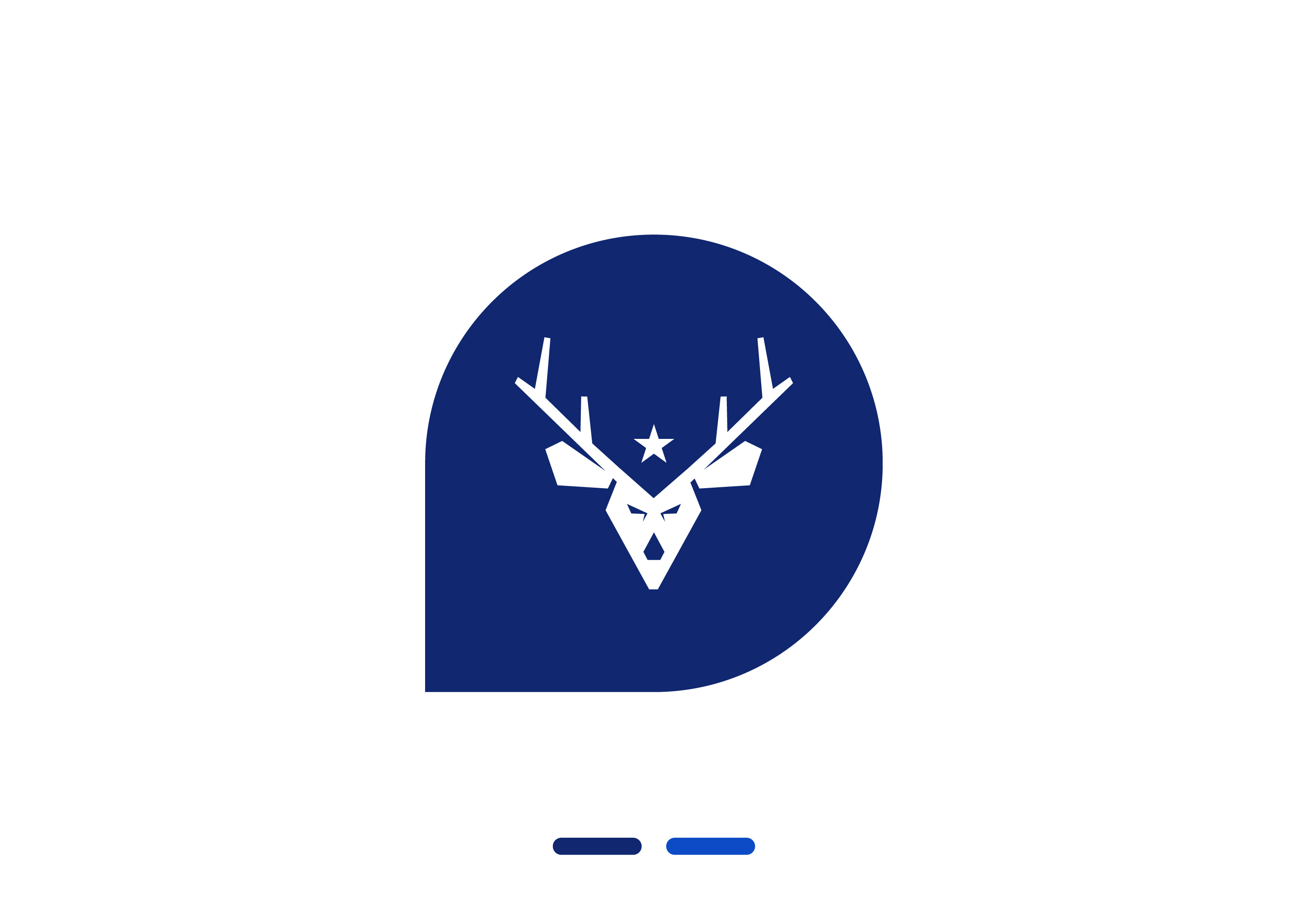 Deer Ventures branding designer graphic design illustration logo vector