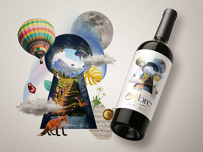 Wine Label Design for ABRE | Malbec - Reserva art direction branding creativity design graphic design label packaging wine label