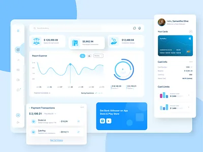 Fintech SaaS App Dashboard UI UX Design dashboardappdesign figma saasapp ui uidesign uiux uxdesign