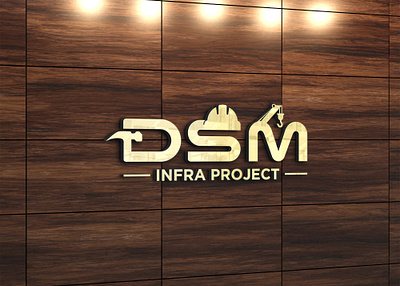 DSM Infra Project Logo Design dsm logo infra logo