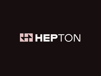 HEPTON brand identity branding h logo logo logotype modern logo symbol