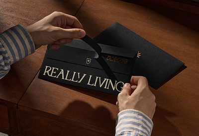 Really Living Brand Identity 3d animation branding design download free freebie graphic design illustration logo mockup mockup cloud mockupcloud motion graphics ui