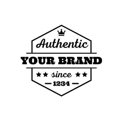 Authentic Badge Logo design graphic design logo