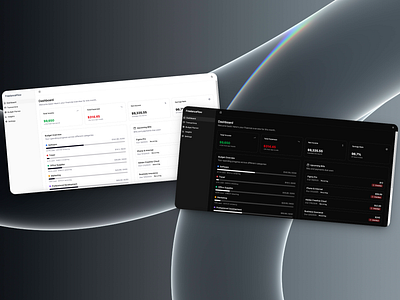 FreelanceFlow - SaaS platform ai insights budgeting dashboard data visualization freelance lightdark mode overview personal finance saas platform settings