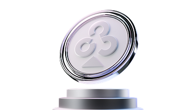 BitLine. 3d animation art blender branding chip design elegant graphic design logo minimalist motion graphics pedestal product realistic showcase silver ui white
