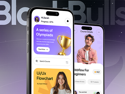 E-learning and education and online course mobile ui design android android app app design digital education education education app elearning ios ios app learning app learning app design learning platform mobile mobile app mobile app design mobile interface online course app ui ui design ux