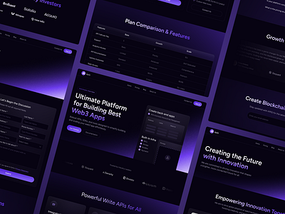 APIQ — Web3 Blockchain Website Framer Template ai ai website api website blockchain website dark website framer framer template framer website landing page nft website saas saas website tech tech website technology ui ux web design web3 website