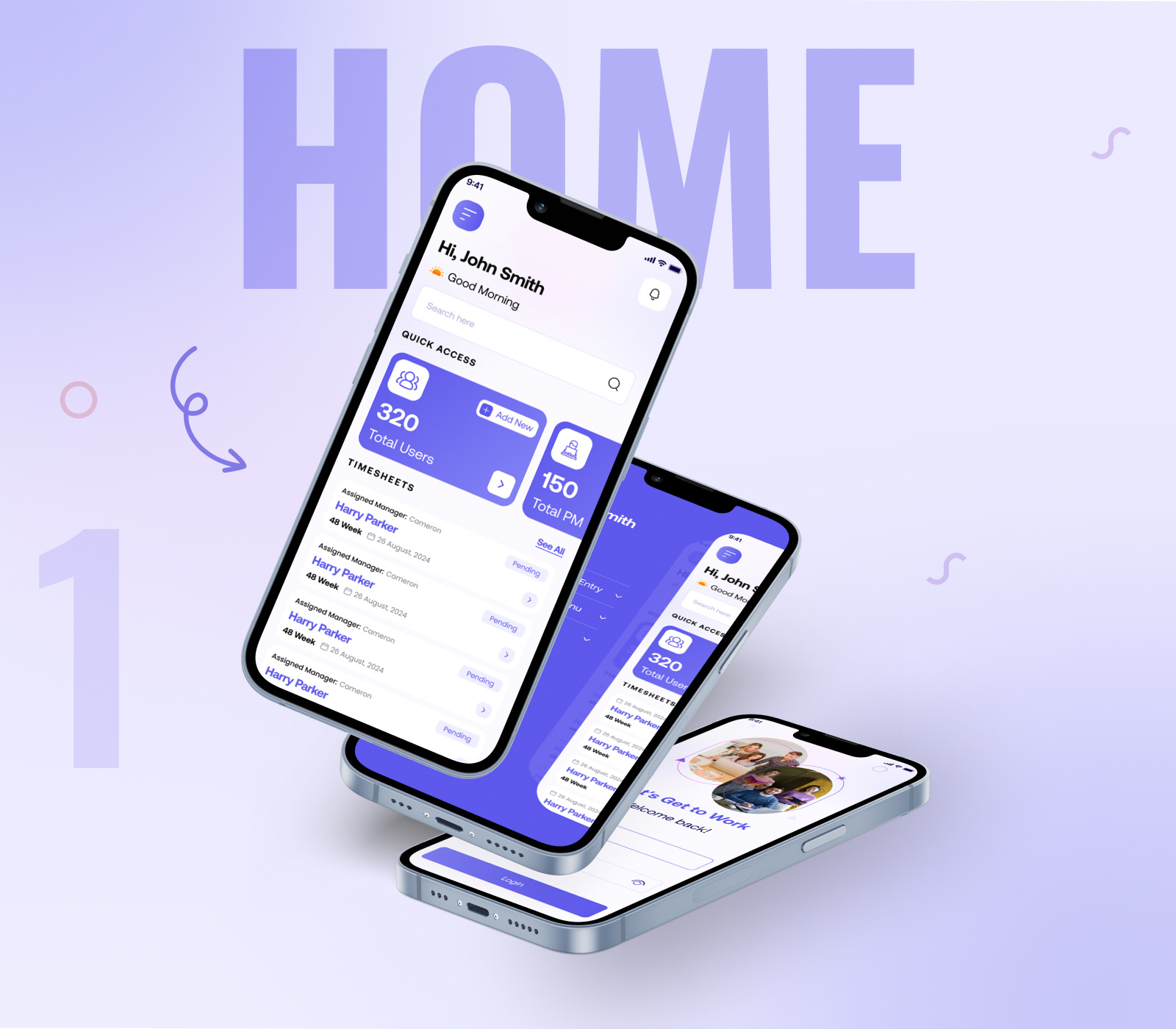 Apptechies | Timesheet App UI Design– Smart Workforce Management appdesign employeeappdesign flutterui iosapp mobileappdesign moderndashboard payrollapp productivitytools teammanagement ui uiuxdesign worktracker
