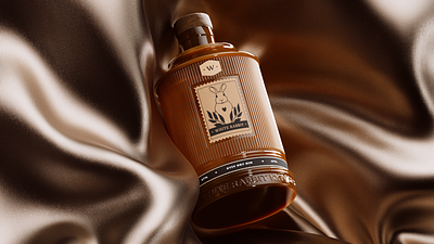White Rabbit Gin Product Design 3d bottle bottle design branding gin identity design label marketing motion graphics packaging design product design